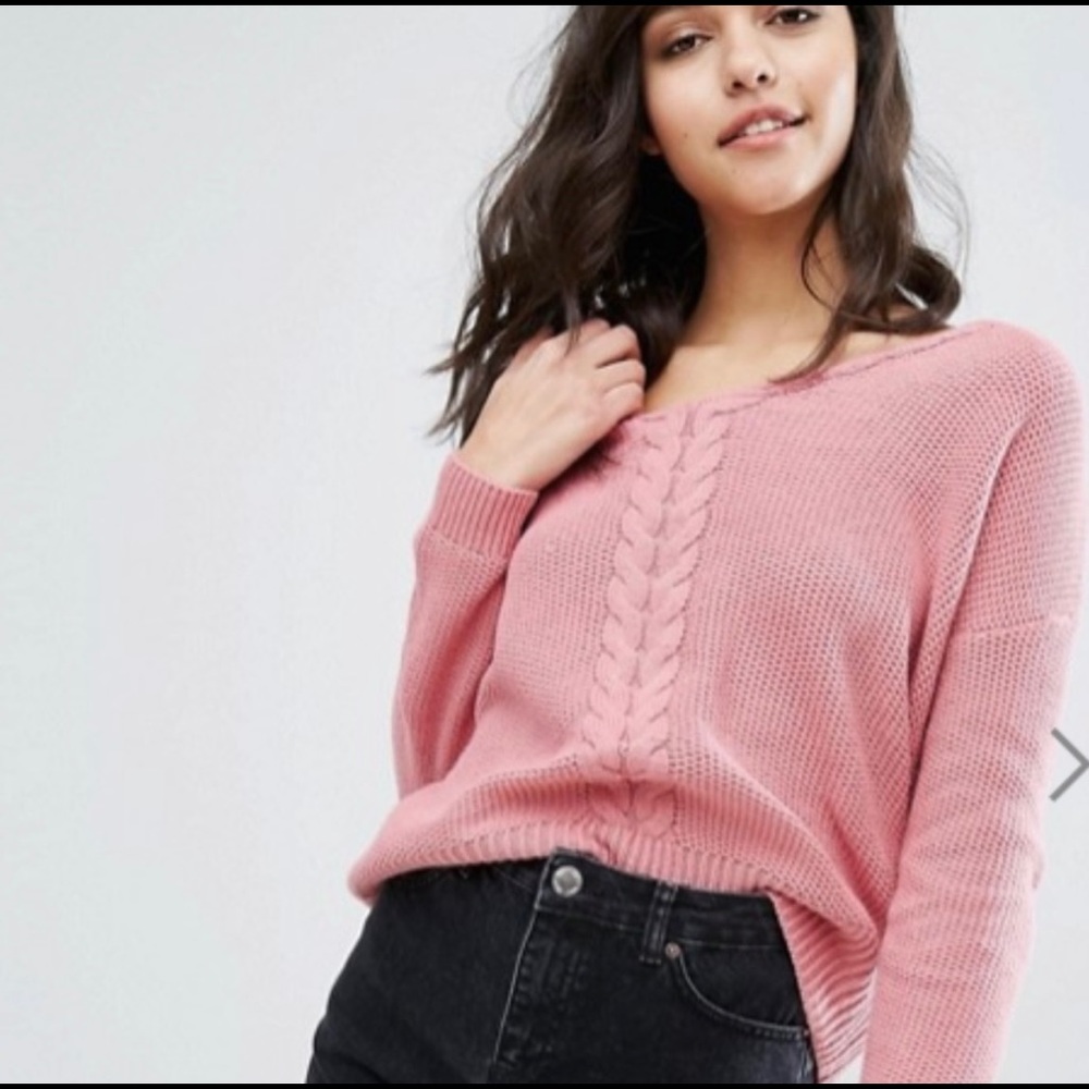 Miss Selfridge Unique Pink Sweater